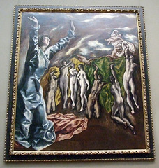 The Vision of St. John by El Greco in the Metropolitan Museum of Art, December 2007