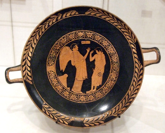 Terracotta Kylix Attributed to an Artist near the Splanchnopt Painter in the Metropolitan Museum of Art, February 2008
