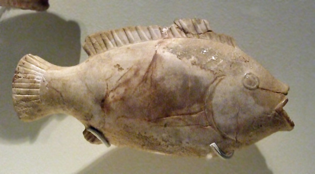 Egyptian Ointment Jar in the Shape of a Fish in the Metropolitan Museum of Art, May 2011