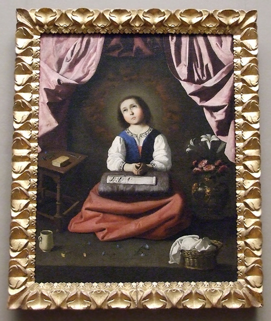 The Young Virgin by Zurbaran in the Metropolitan Museum of Art, January 2010