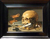 Still Life with Skull and Writing Quill by Claesz in the Metropolitan Museum of Art, March 2011