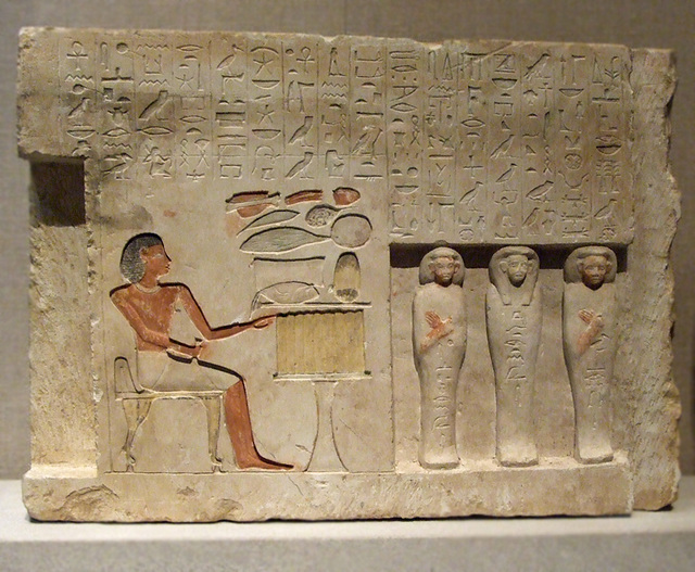 Carved Slab from a Funerary Chapel in the Metropolitan Museum of Art, November 2010