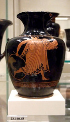 Terracotta Oinochoe Attributed to the Pan Painter in the Metropolitan Museum of Art, February 2008