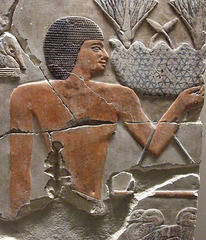 Detail of the Offering Bearers Relief in the Metropolitan Museum of Art, November 2010