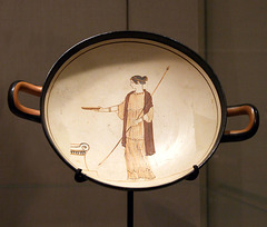 White-Ground Terracotta Kylix by the Villa Giulia Painter in the Metropolitan Museum of Art, December 2007