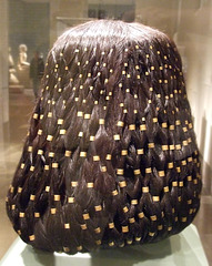 Large and Small Tubular Wig Ornaments in the Metropolitan Museum of Art, November 2010