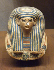Miniature Mask for a Canopic Bundle in the Metropolitan Museum of Art, November 2010