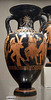 Neck Amphora with Twisted Handles by the Suessula Painter with Greeks Battling Amazons in the Metropolitan Museum of Art, Sept. 2007