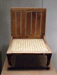 Egyptian Chair in the Metropolitan Museum of Art, December 2007