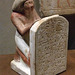 Statue of Roy Chanting the Solar Hymn Written on his Tablet in the Metropolitan Museum of Art, September 2008