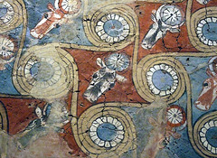 Detail of the Bucrania Ceiling Painting in the Metropolitan Museum of Art, December 2007