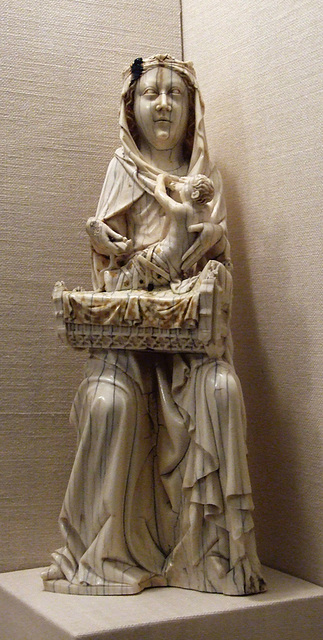 Ivory Virgin and Child with Cradle in the Metropolitan Museum of Art, December 2008