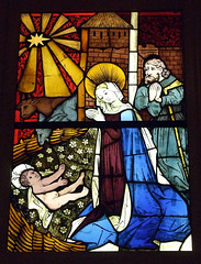 Stained Glass Panel with the Nativity in the Metropolitan Museum of Art, September 2010