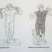 Reconstruction Drawing of the Diadoumenos by Polykleitos in the Metropolitan Museum of Art, July 2007
