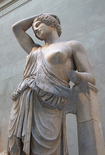 Detail of the Wounded Amazon in the Metropolitan Museum of Art,  July 2007