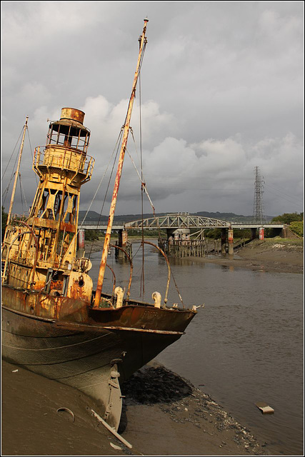 Lightship aground