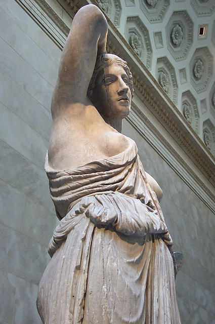 Detail of the Wounded Amazon in the Metropolitan Museum of Art,  July 2007