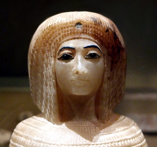 Detail of a Canopic Jar in the Metropolitan Museum of Art, December 2007