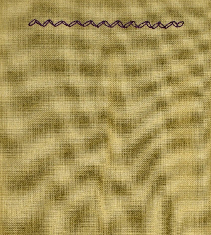 #74 - Zig-Zag Chain stitch