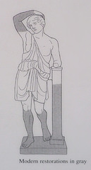 Reconstruction Drawing of the Wounded Amazon in the Metropolitan Museum of Art, July 2007