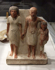 Group Statuette of Two Men and a Boy in the Metropolitan Museum of Art, May 2010