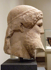 Marble Head of a Herm in the Metropolitan Museum of Art, December 2007