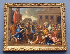 The Abduction of the Sabine Women by Poussin in the Metropolitan Museum of Art, December 2007