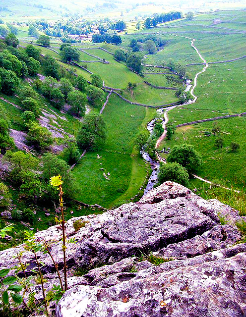 View from Malham Cove (See Notes).