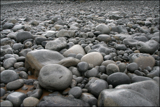 wet stones