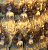 Multiple Belle Dolls in the Window of the Disney Store on 5th Avenue, August 2007