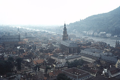 Heidelberg - from castle, in 1969 (070b)