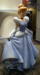 Cinderella Statue in the Disney Store on 5th Avenue, August 2007