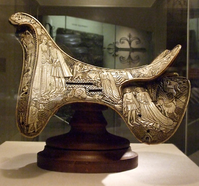 Saddle with Courtly Scenes in the Metropolitan Museum of Art, January 2008