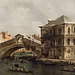 Detail of The Grand Canal above the Rialto by Guardi in the Metropolitan Museum of Art, March 2011
