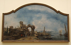 Fantastic Landscape by Guardi in the Metropolitan Museum of Art, March 2011