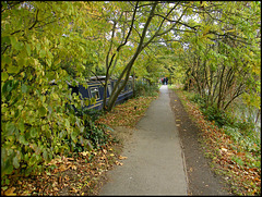 Hythe Bridge Path in October