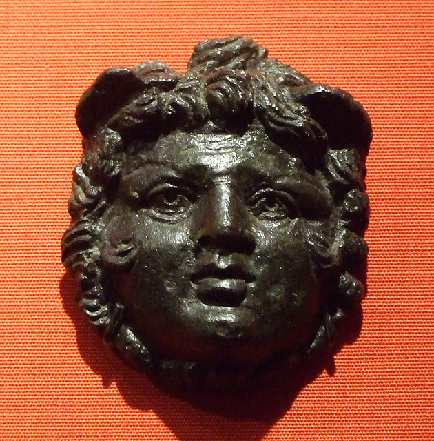 Decorative Attachment in the Form of a Head of Medusa in the Metropolitan Museum of Art, March 2010