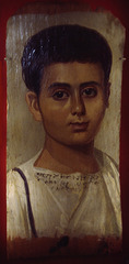 Fayum Portrait of a Boy in the Metropolitan Museum of Art