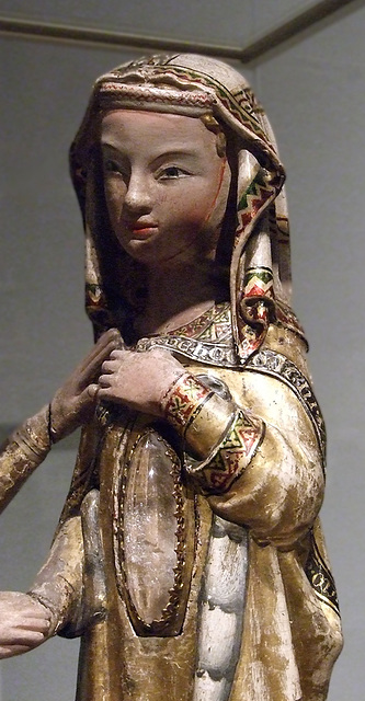 Detail of The Visitation in the Metropolitan Museum of Art, March 2009