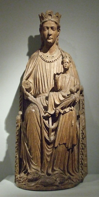 Enthroned Virgin and Child in the Metropolitan Museum of Art, April 2011