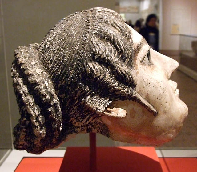 Mask of a Woman with a Large Coil of Plaited Hair in the Metropolitan Museum of Art, May 2008