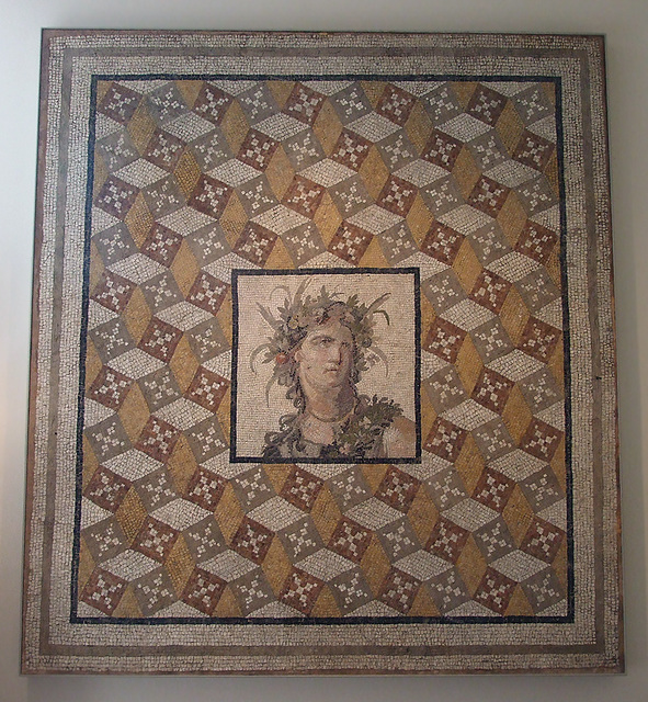 Mosaic Floor Panel in the Metropolitan Museum of Art, September 2009