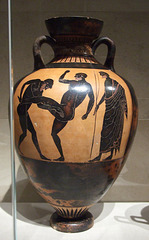 Panathenaic Amphora Attributed to the Kleophrades Painter in the Metropolitan Museum of Art, November 2009