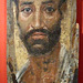Thin-Faced Man Fayum Portrait in the Metropolitan Museum of Art, Sept. 2007