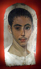 Youth with a Surgical Cut in the Right Eye in the Metropolitan Museum of Art, Sept. 2007