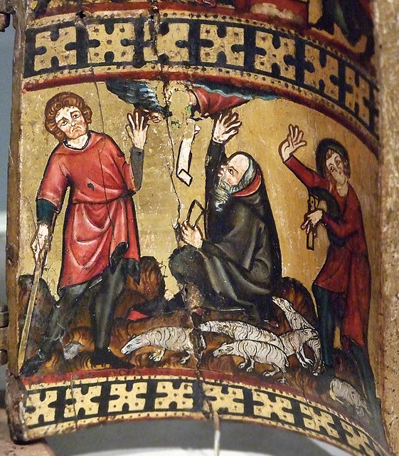 Detail of the Shrine of the Virgin in the Metropolitan Museum of Art, March 2009