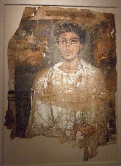 Funerary Shroud with a Bearded Young Man in the Metropolitan Museum of Art, May 2008