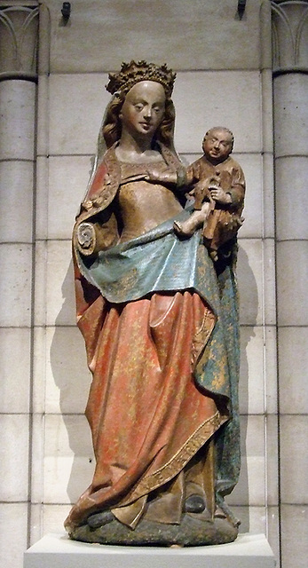 Virgin and Child with Bird in the Metropolitan Museum of Art, June 2009