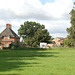 20. Park Farm, Henham, Suffolk. Bailiffs Cottage and  farm from east