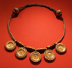 Gold Collar with Medallions Containing Coins in the Metropolitan Museum of Art, Sept. 2007